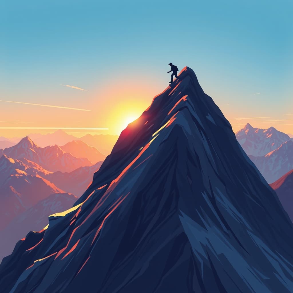 Digitale kunst met organische en geometrische elementen