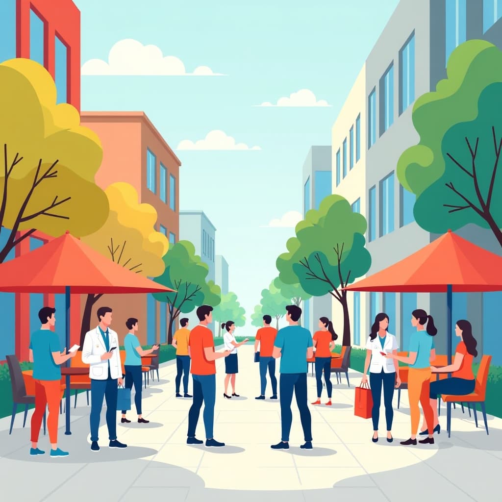 Creatieve illustratie expressie