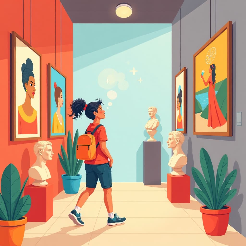 Artistieke design interpretatie