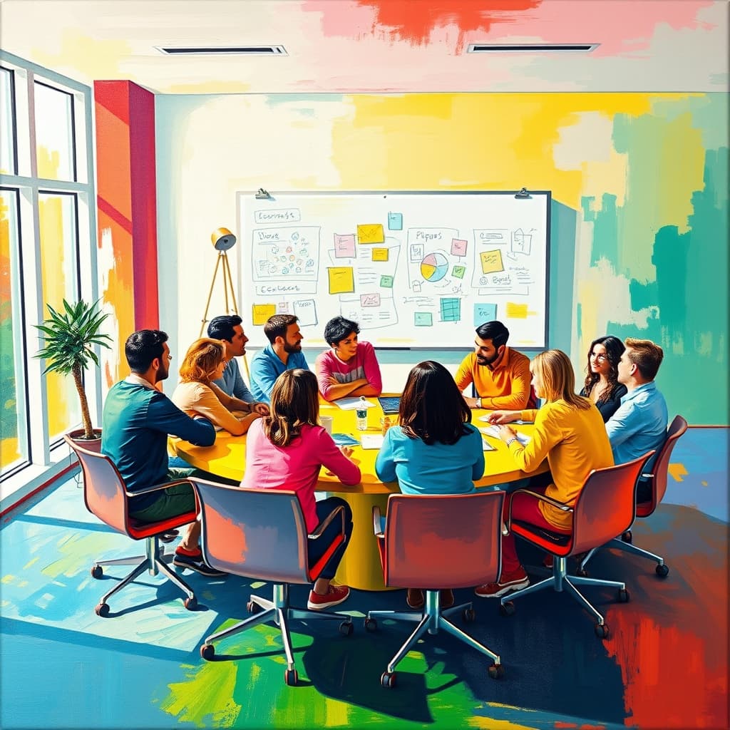 Kleurrijke composities