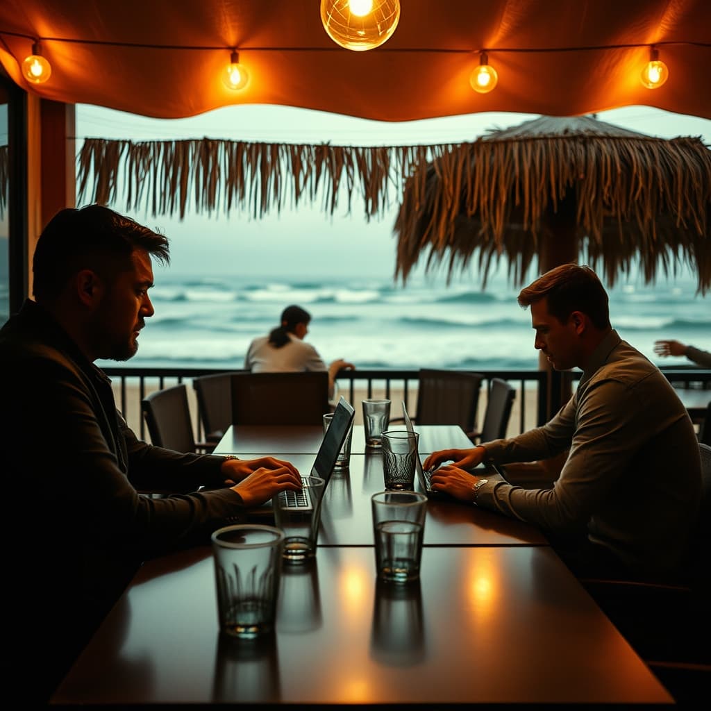 Zomer kunst met warme en levendige compositie